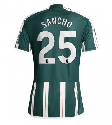 Manchester United Jadon Sancho #25 Bortedrakt 2023-24 Kortermet
